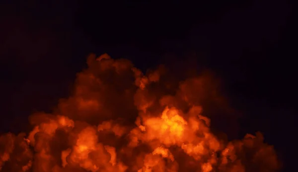 Ogień Moke Nakładki Tekstur Tle Islotaed Tło Zamglony Efekt — Zdjęcie stockowe
