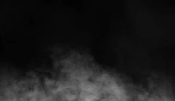 Rauch Textur Overlays Auf Islotaed Hintergrund Nebelschwaden Effekt — Stockfoto