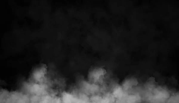 Abstract Smoke Mist Fog Black Background Texture Design Element — Stock Photo, Image