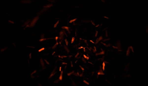 Glitzer Lichter Hintergrund Abstrakte Dunkle Glitzer Feuer Partikel Lichter Textur — Stockfoto