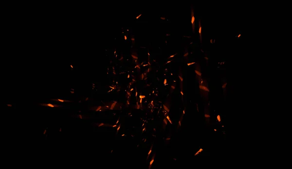 Csillogó Fények Háttér Absztrakt Sötét Csillogó Tűz Részecskék Fény Textúra — Stock Fotó