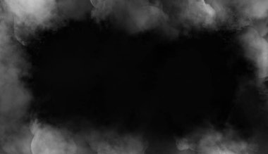 Duman kenarlık. Film, afiş, el ilanı, puslu etkisi kapsar.