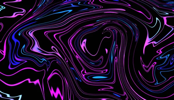デジタル液体サイバー パンクの波の背景 作品と印刷物を作成するため大理石の芸術的なテクスチャ — ストック写真