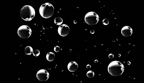 Bubbles Underwater Texture Overlays Isolated Background — Stock Photo, Image