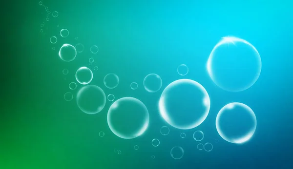 Clean quality water bubble liquid background for modern backgrounds, brochure layouts, flyer design, cover template.
