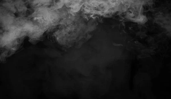 Rauch Textur Overlays Auf Islotaed Hintergrund Nebelschwaden Effekt — Stockfoto