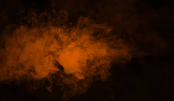 Orange Smoke Stage Studio Abstract Fog Texture Background Graphic Web — Stock Photo, Image