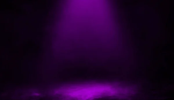 Αφηρημένη Μοβ Φώτα Της Δημοσιότητας Ομίχλη Ομίχλη Καπνού Μαύρο Φόντο — Φωτογραφία Αρχείου