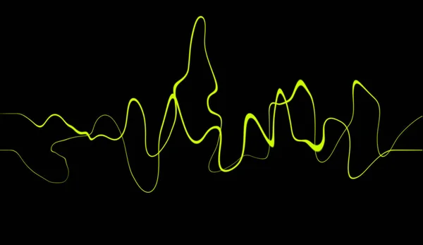 Technologia Cyfrowego Korektora Puls Muzyczny Abstrakcja Fali Dźwiękowej — Zdjęcie stockowe