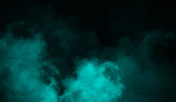 Fondo de humo de niebla brumosa azul. Superposiciones de textura abstracta para copyspace —  Fotos de Stock