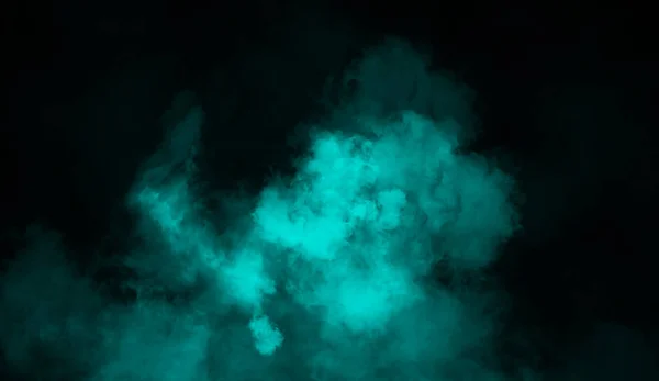 蓝色雾气雾烟背景。复制空间的抽象纹理叠加 — 图库照片