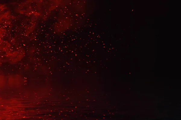 Banner De Fundo De Fogo Realista De Chama Ardente