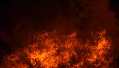 Yangın alev doku izole arka plan üzerinde blaze.