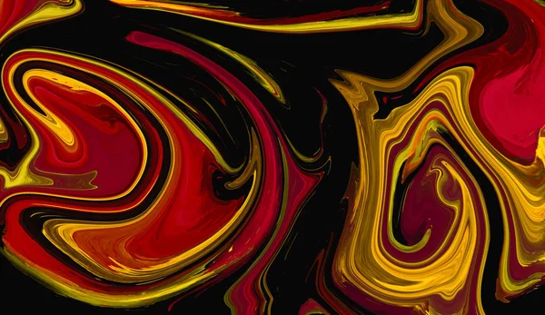 Sanat eserleri, poster ve baskılar oluşturmak için soyut renkli llquid girdap deseni.