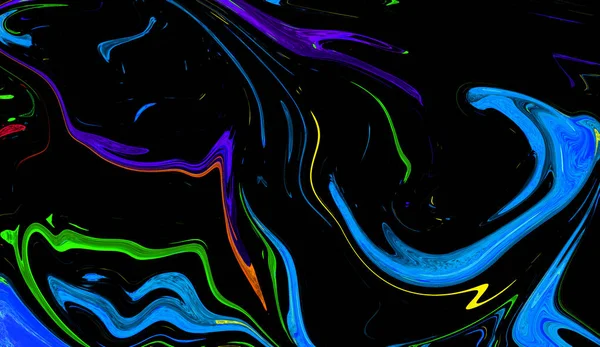 Abstract colorful llquid swirl pattern for creating artworks, poster and prints . — стоковое фото