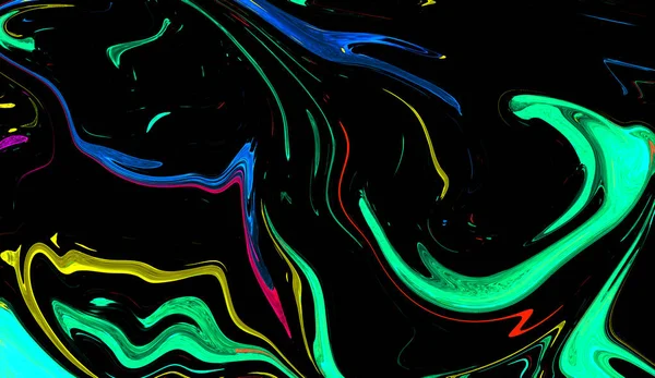 Abstract colorful llquid swirl pattern for creating artworks,poster and prints. — Stock Photo, Image