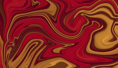 Kırmızı sıvı dalga geçmiş. Mermer sanat tasarım.