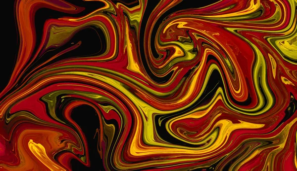 Vörös folyadék hullám háttér. Absztrakt márvány art design. — Stock Fotó