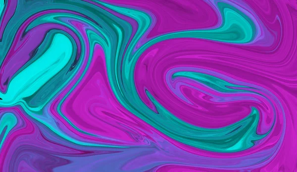 Abstract background with psychedelic paintingin vivid colors. Marbleized bright effect with fluid colors for wallpapers. — Stock Photo, Image