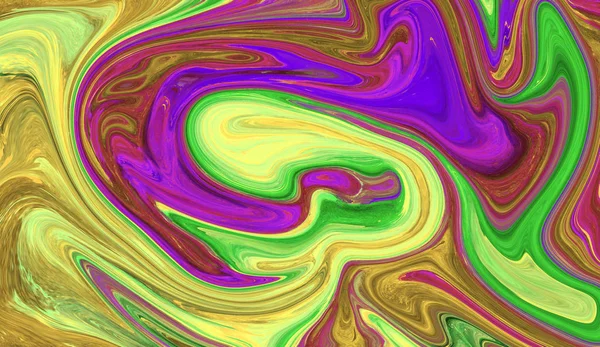 Kleurrijke digitale abstracte creatieve achtergrond gemaakt van gebogen vormen. Illustratie textuur — Stockfoto