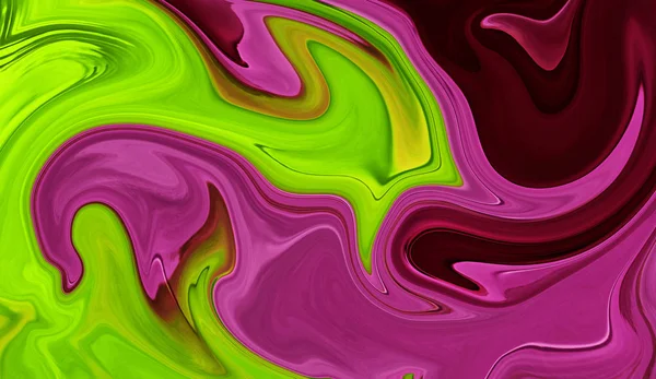 Kleurrijke digitale abstracte creatieve achtergrond gemaakt van gebogen vormen. Illustratie textuur — Stockfoto