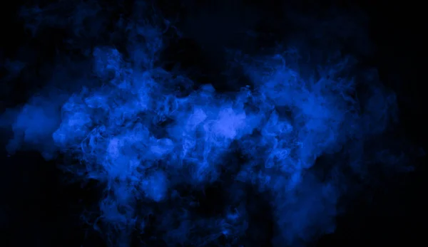 Fondo de humo brumoso azul. Textura abstracta para copyspace — Foto de Stock