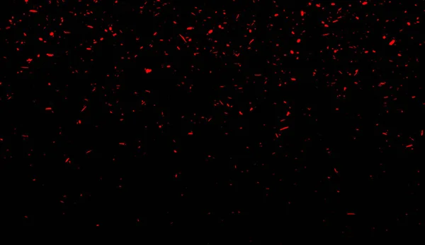 Rode deeltjes sparkle spray puin. Overlays textuur. Ontwerpelement. — Stockfoto