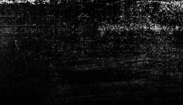 复古划痕在孤立的黑色背景空间上的文本粗糙的覆盖 — 图库照片