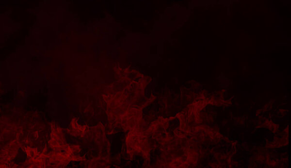 Abstract red smoke texture . Mistery fog overlays background.