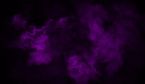 背景上的紫雾和雾的影响。烟雾纹理 — 图库照片
