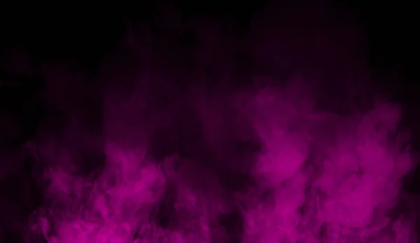 Fumée violette sur le sol. Texture isolée recouvre le fond  . — Photo