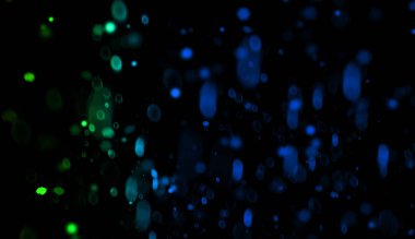 Bulanıklık etkisi ve arka plan üzerinde parlayan bokeh