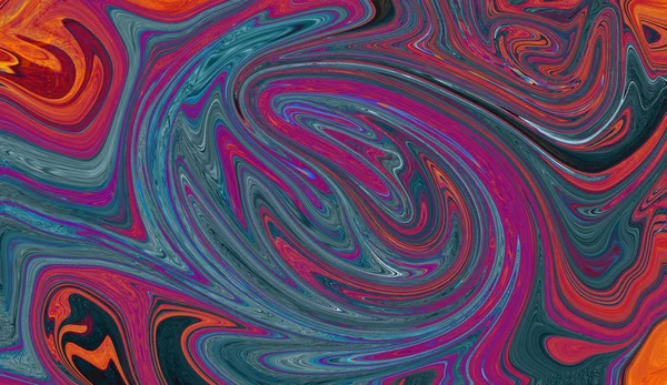 Digitale Liquid Wave abstracte achtergrond. Lijn artistiek voor cover, flyer en poster. — Stockfoto