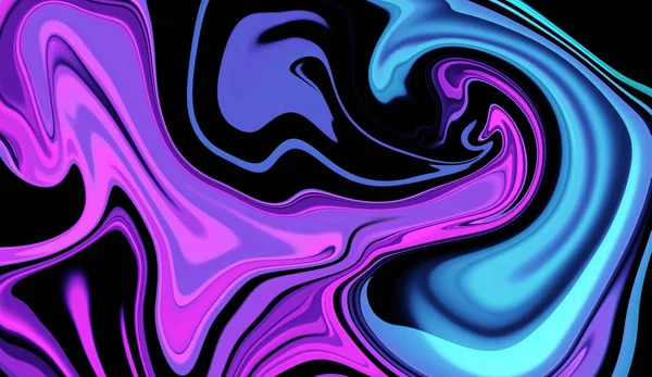 Digitale Liquid Wave abstracte achtergrond. Lijn artistiek voor cover, flyer en poster. — Stockfoto