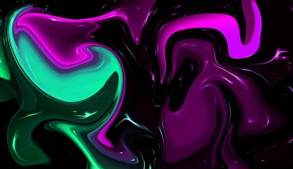 Abstract background with psychedelic painting art in vivid colors. Marbleized bright effect with fluid for wallpapers.