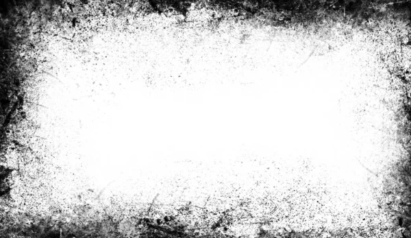 İzole beyaz arka planda Vintage çizilmiş grunge sınır bindirmeleri