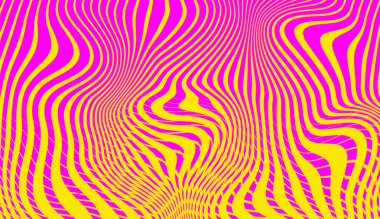 Hipnoz halftone gradyan sarı ve pembe psychedelic sanat . Grafik syntwave doku arka planı.