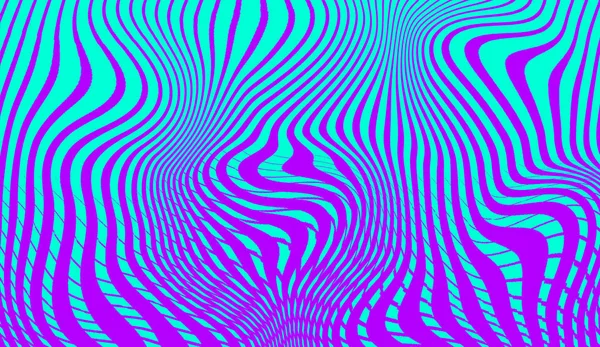 Гіпноз напівтоновий синьо-фіолетове психоделічне мистецтво. Графічний трендовий синтетичний хвильовий фон . — стокове фото