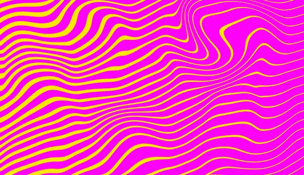 Гіпноз напівтоновий градієнт жовтого і рожевого психоделічного мистецтва. Графічний синтетичний хвильовий текстурний фон . — стокове фото