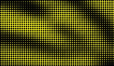 Soyut duotone arka plan . Hipnoz sarı halftone psychedelic sanat . Tasarım deseni.