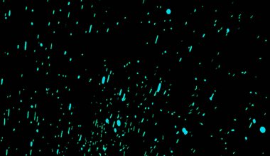 Mavi parçacıklar sprey enkaz ıslanın. Bindirmeler arka plan. Tasarım öğesi.