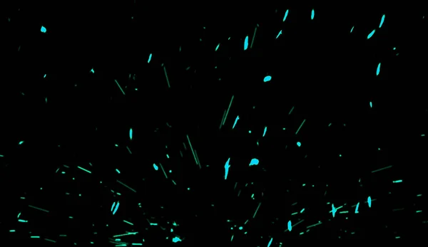 Blue particles sparkle spray debris. Overlays background . Design element.