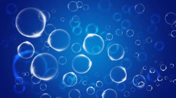 Sfondo liquido di bolla d'acqua di qualità pulita per sfondi moderni, layout di brochure, design del volantino, modello . — Foto Stock
