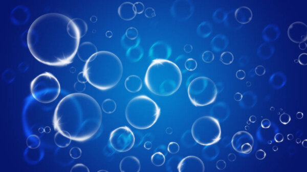 Clean quality water bubble liquid background for modern backgrounds, brochure layouts, flyer design, template.