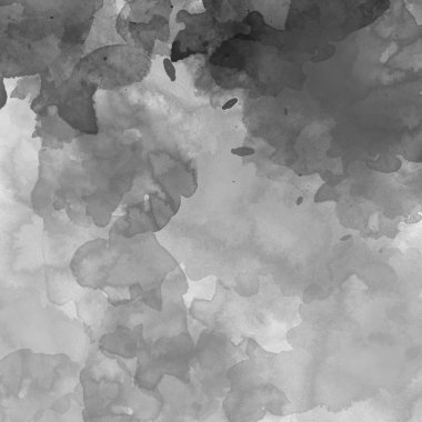 Siyah beyaz suluboya texutre. Arka planlar, duvar kağıtları ve ambalajlar için tasarım