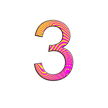 illüstrasyon pembe ve sarı renkli boyalı , elemanları tasarım, sayı 3