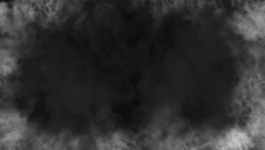 Çerçeve beyaz alev . Film, metin veya boşluk için sınır dumanı doku efekti