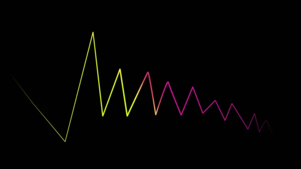 Audio Digital equalizer-teknik, Pulse Musical. Abstrakt av solitt vinka bakgrund. — Stockfoto