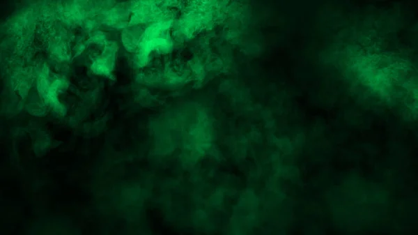 Grön rök på golvet. Isolerade textur bakgrund . — Stockfoto
