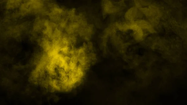 Yellow fog and misty effect on background. Smoke overlays